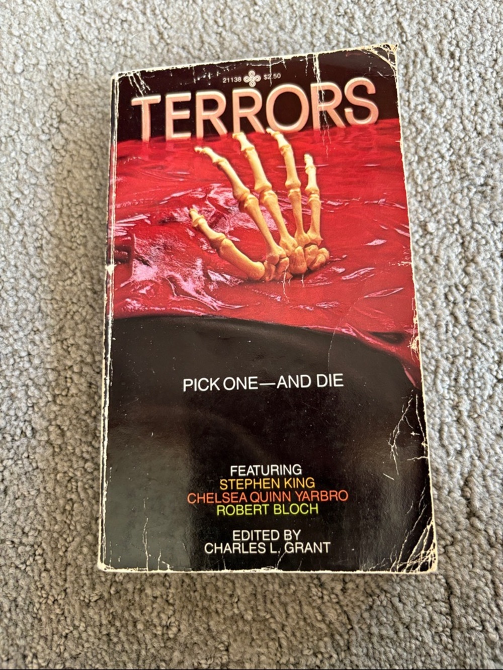🔪 VINTAGE 1982 Terrors Horror Anthology - 1st Printing - Stephen King